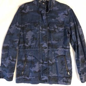 GAP Blue Camo Utility Jacket